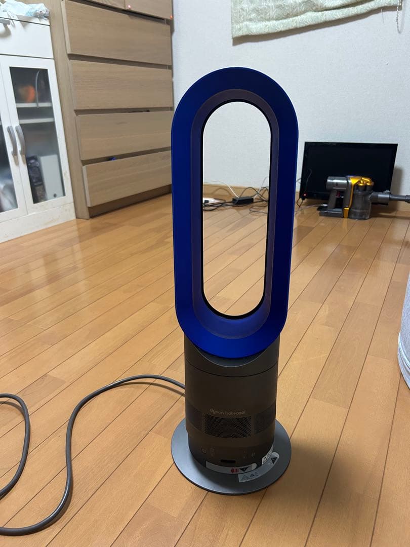 美品 Dyson ダイソン AM05 Hot+Cool リモコン付 人気ブルー