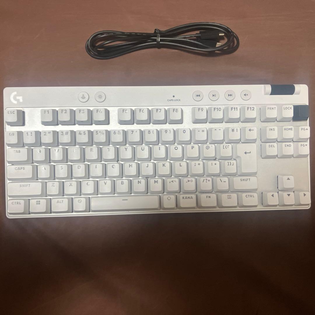 【訳あり】Logicool Pro X TKL Rapid White