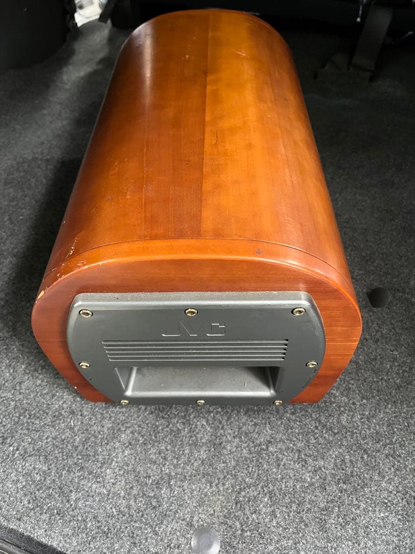 JVC サブウーファー 木製 円筒形　中古
