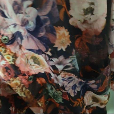 civarize V系　シャツ　シフォン108　ロック　ゴシック pnu