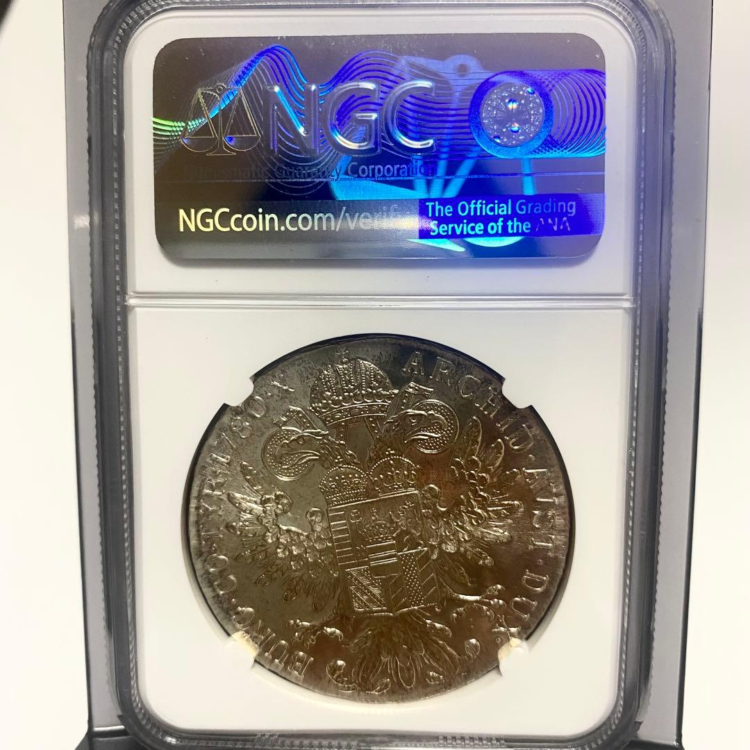 1780年 オーストリア 銀貨 NGC PF68アンティーク モダン 