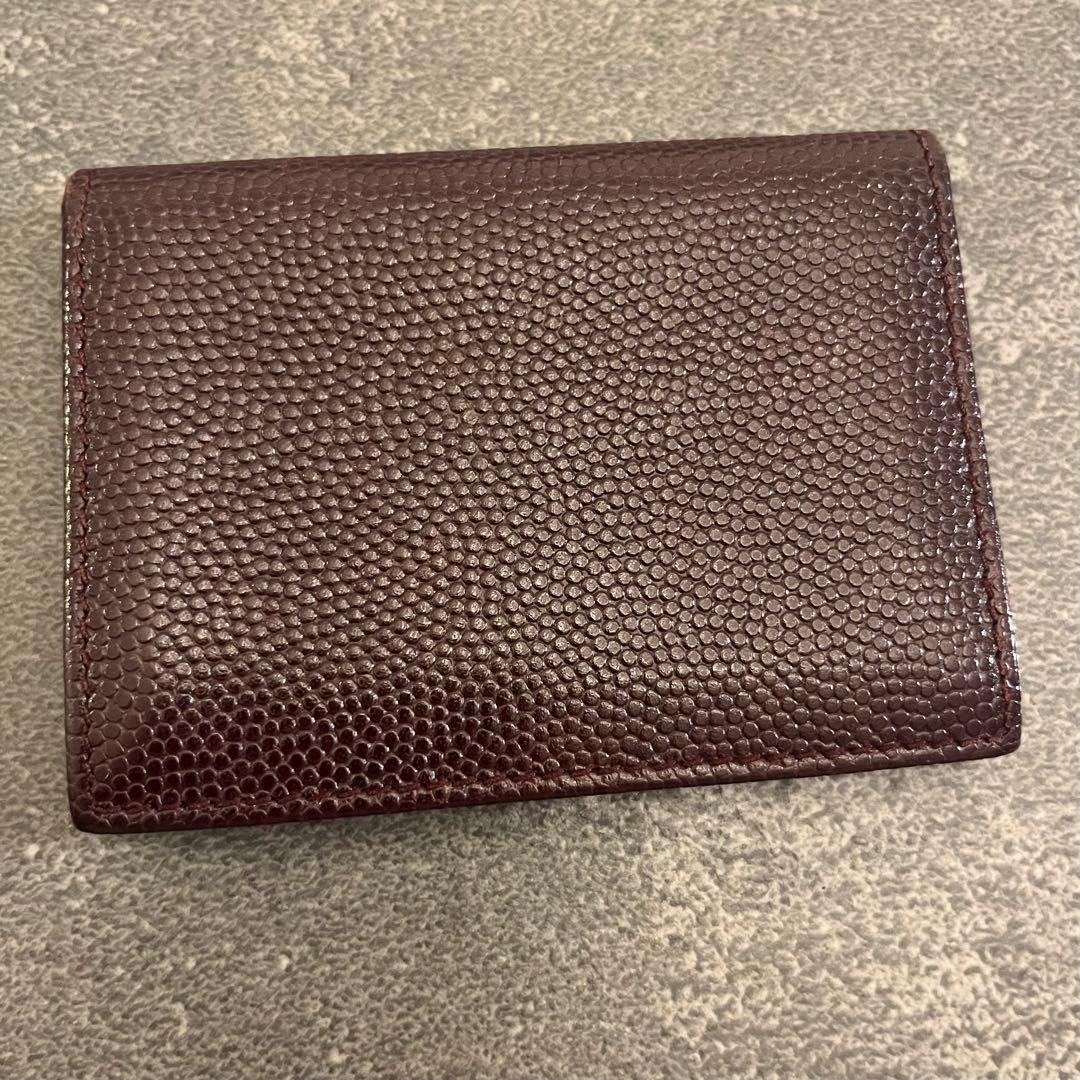 【Salvatore Ferragamo】名刺入れ　ルージュノワール