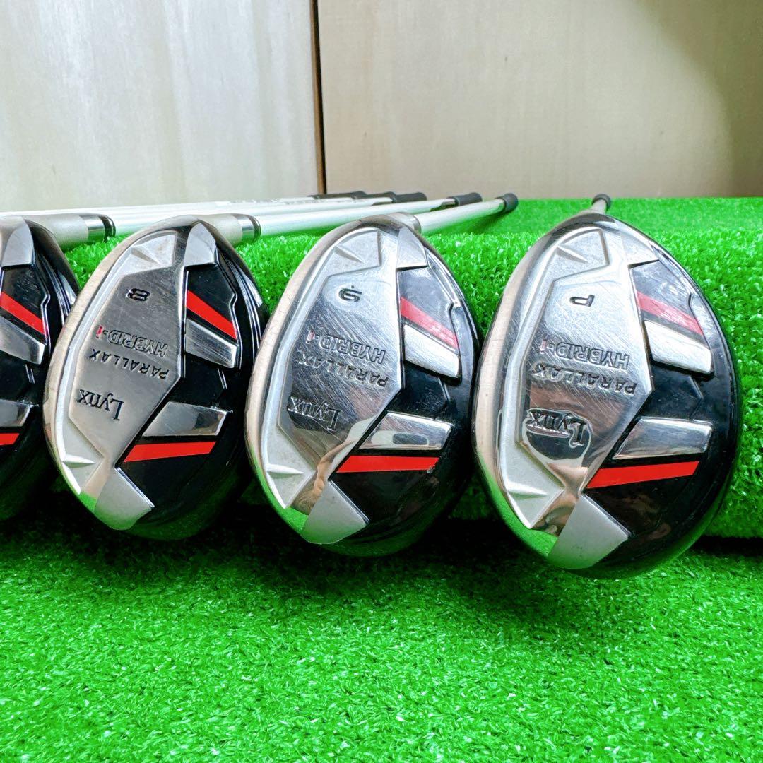 良品 リンクス PARALLAX HYBRID-i アイアンセット 5〜9.P