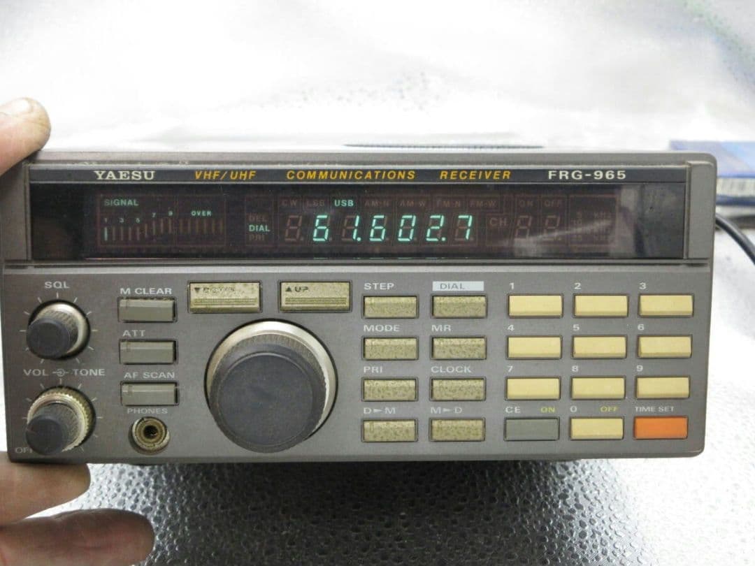 完動　YAESU 八重洲無線 FRG-965 VHF/UHF オールモード