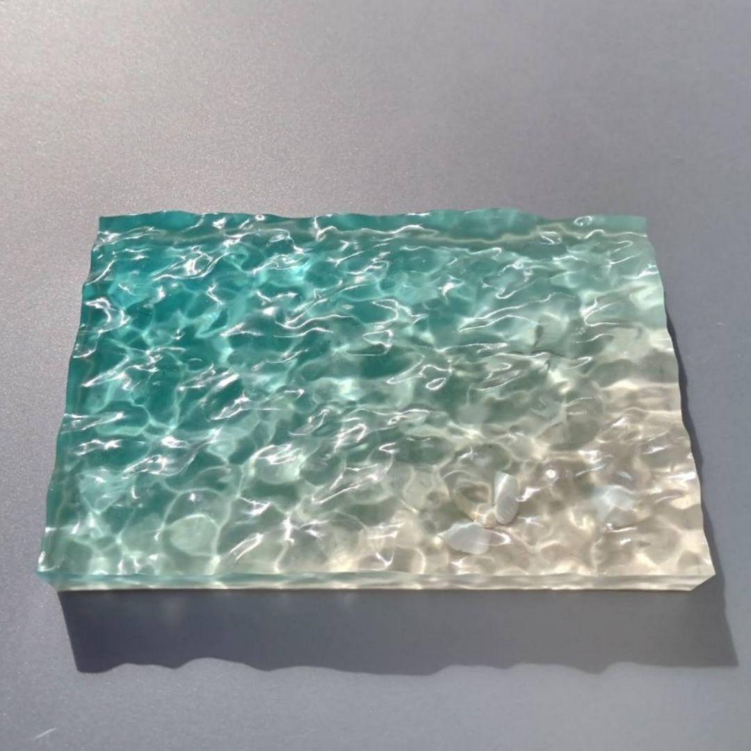 【 海のかけら No.2855 】エポキシレジン オーシャンアート レジンアート