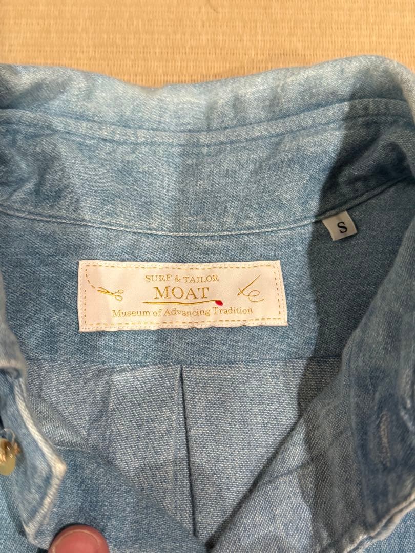 KタローMOAT 90s DENIM SHIRT Light Indigo