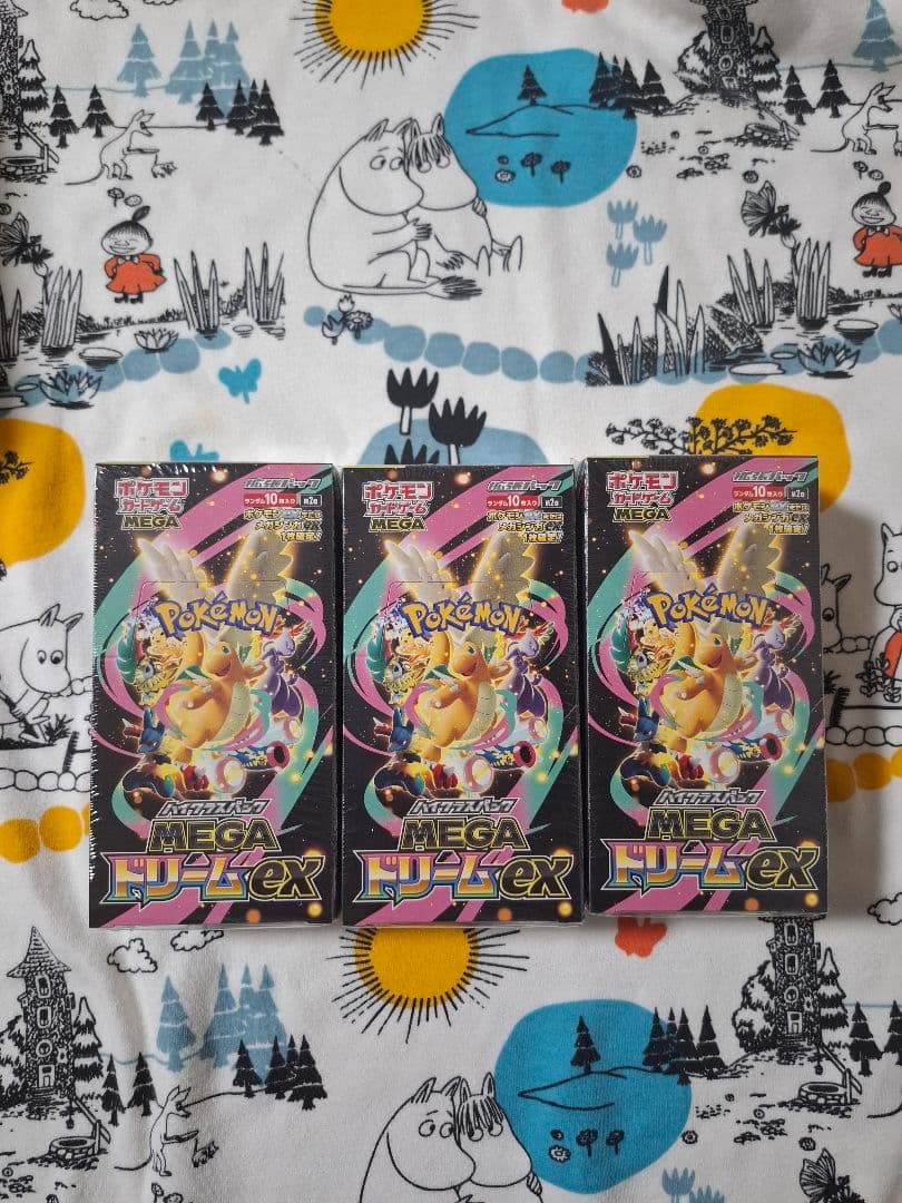 ポケモンカード　MEGA ドリームex　3box　シュリンク付き
