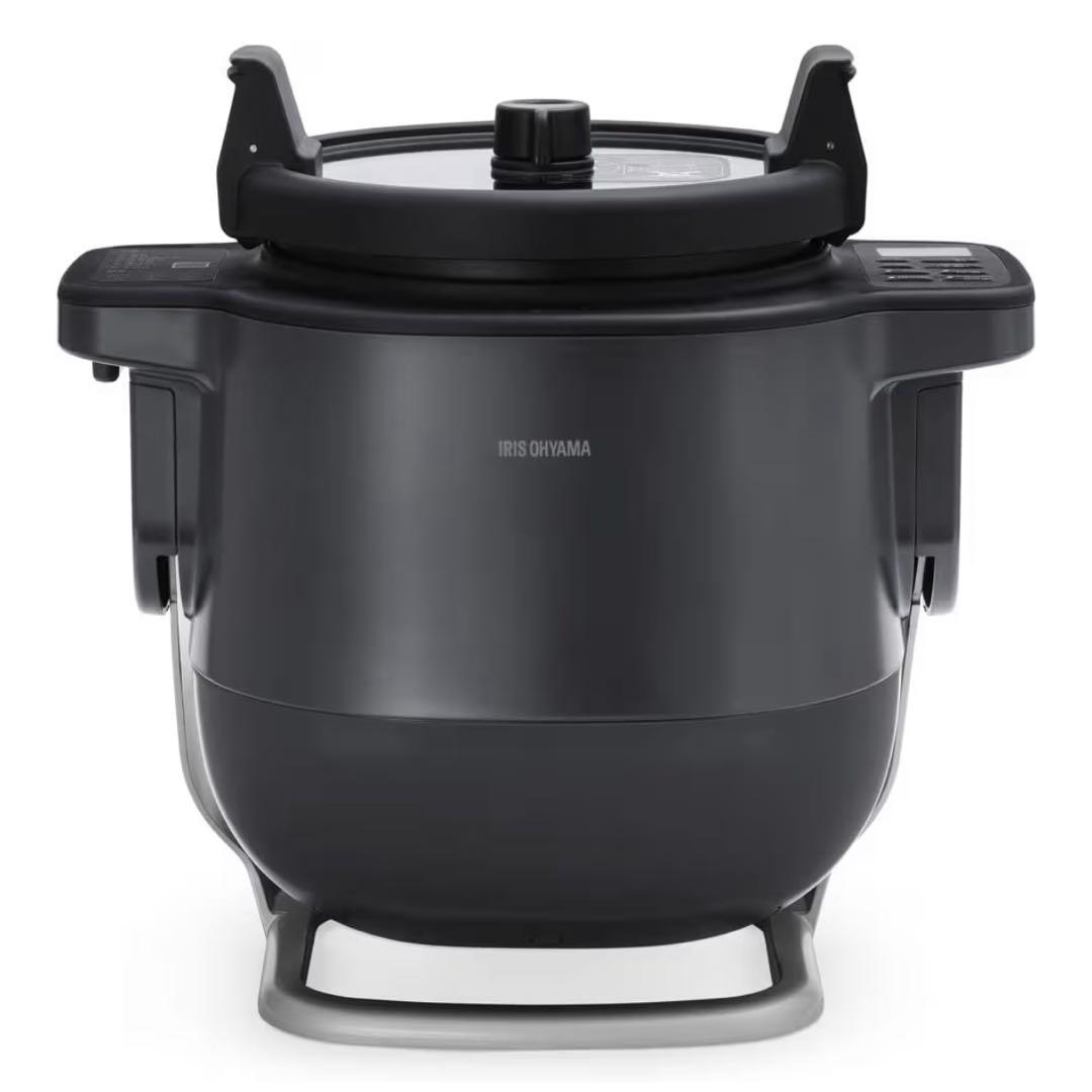 アイリスオーヤマ 自動調理鍋 シェフドラム 電気鍋DAC-IA2-H