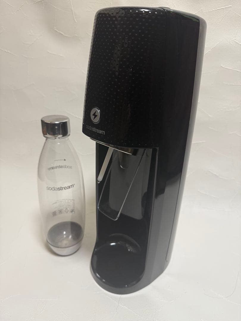 ソーダストリーム 電動モデル ブラック ワンタッチ 清掃済 動作良好
