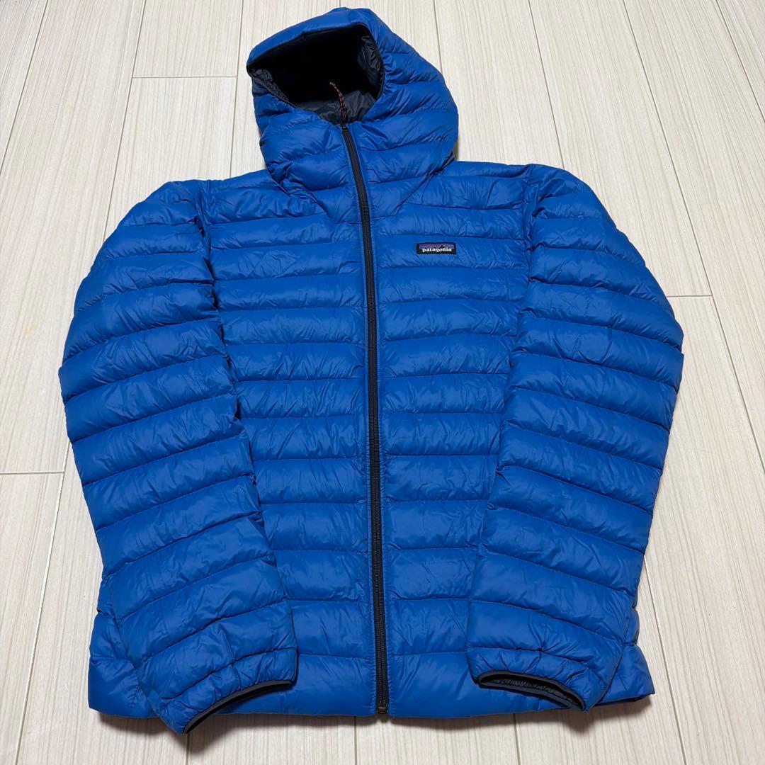 Patagonia　ダウンセーターフーディ　ブルー　M