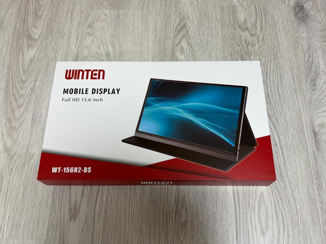 【新品】15.6インチ モバイルモニター WT-156H2-BS｜フルHD