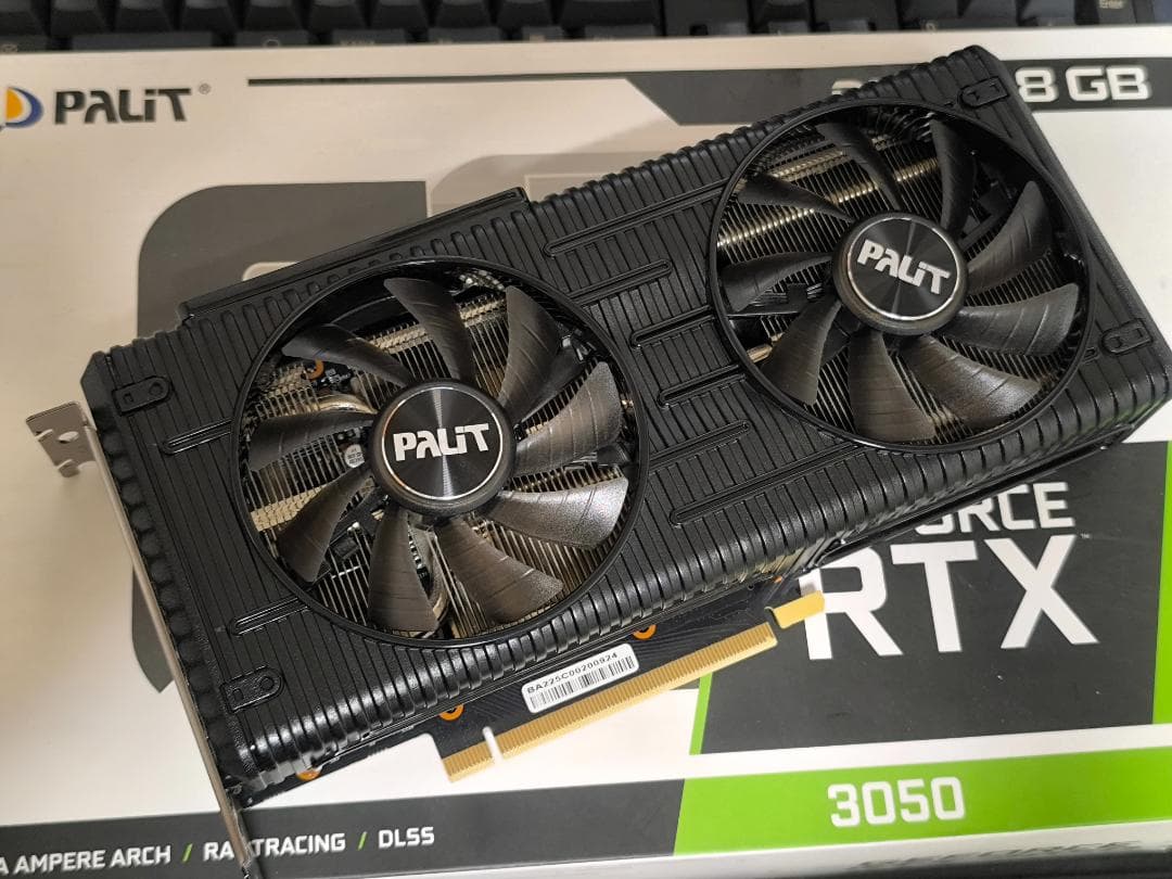 グラフィックボード・グラボ・ビデオカード Palit GeForce RTX 3050 Dual