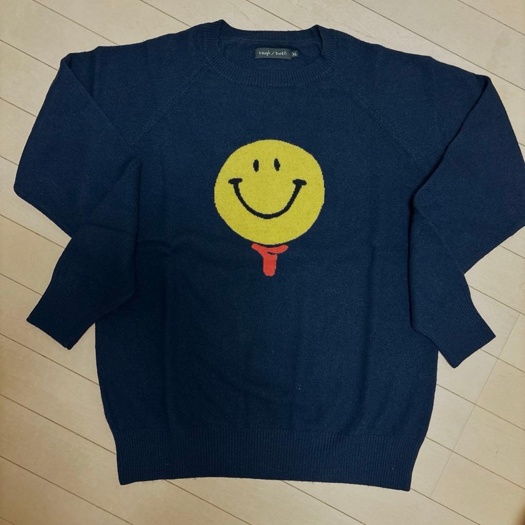 ROUGH&SWELL ラフアンドスウェル セーター ニコちゃん メンズXL
