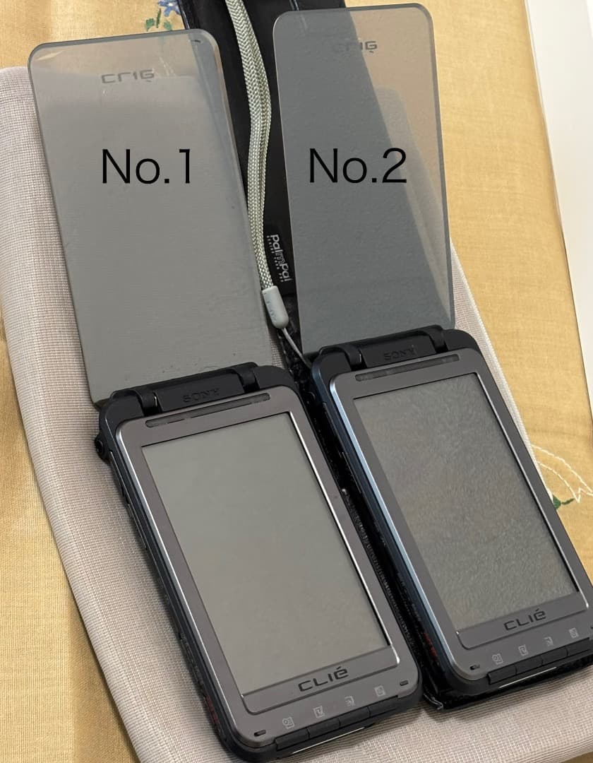 クリエ　SONY CLIE Palm PEG-TH55 本体2台　ジャンク品相当