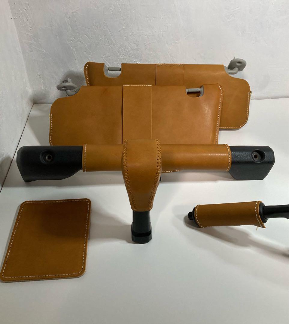 しーずー◇新型ジムニー5点セット◇キャメル◇ステッチ白、キャメル