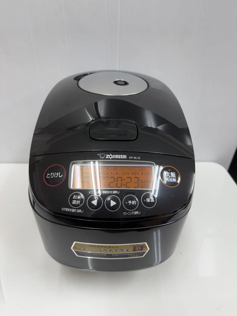 Zojirushi NP-BL18 圧力IHジャー炊飯器　2022年製