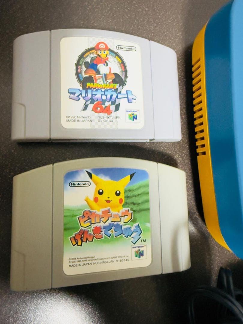 NINTENDO 64 PIKACHU ブルー ピカチュウ バージョン