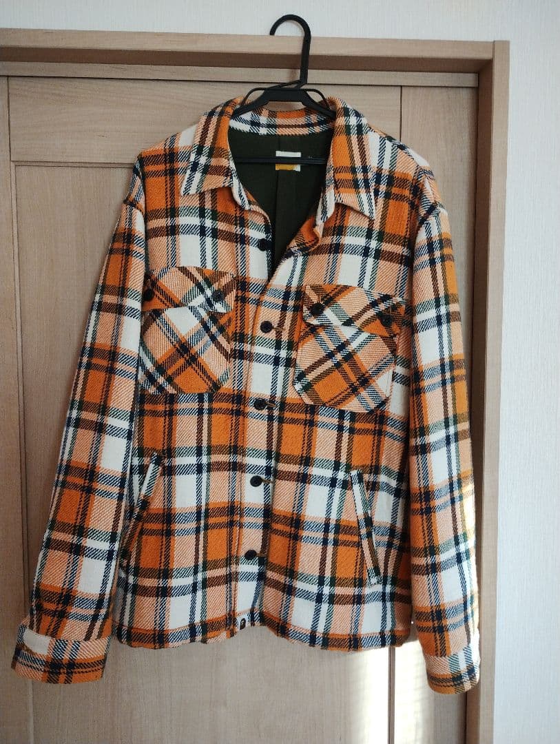 BATHING APE チェックCPOジャケット ラブジェネ