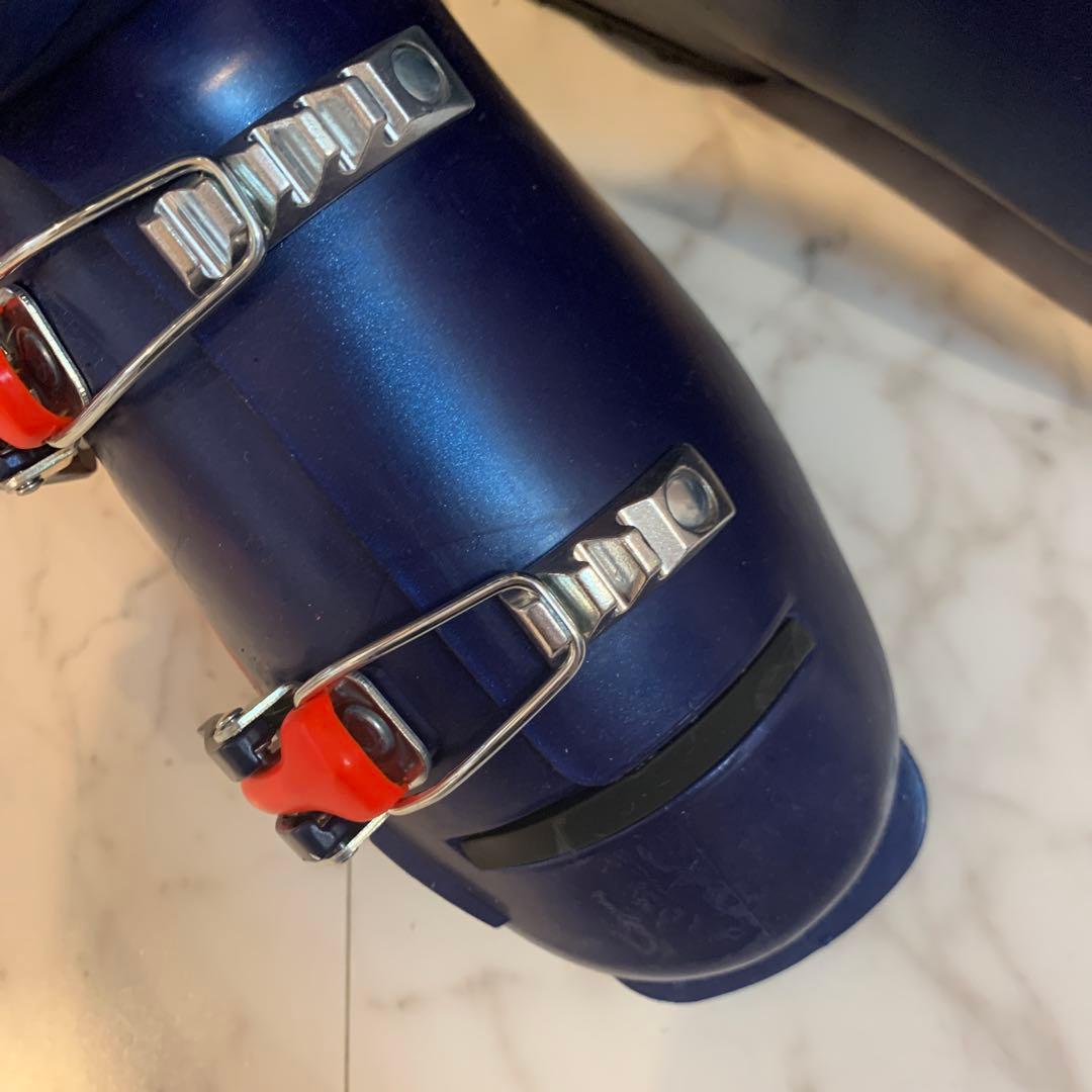 LANGE スキー ブーツ ネイビー/オレンジ　25.5センチ