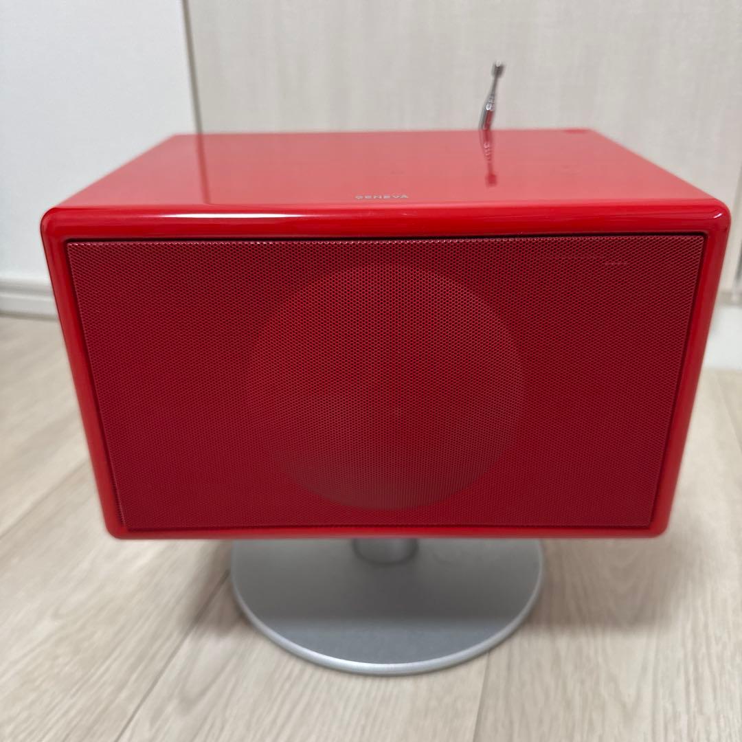 GENEVA model S （Bluetooth）レッド スピーカー説明書あり