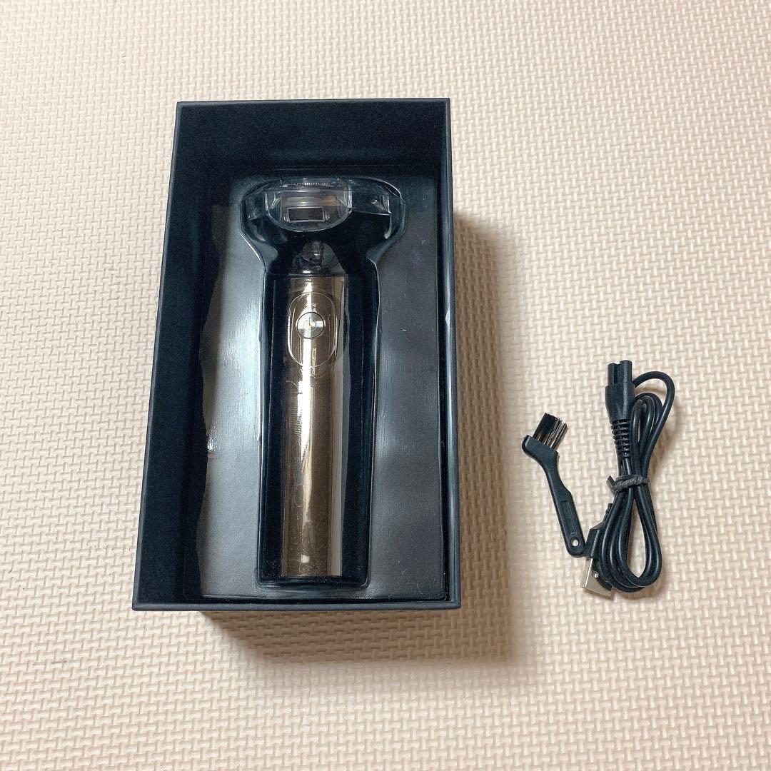 電気シェーバー 髭剃り 電動 メンズ 回転式3枚刃 乾湿両用 USB充電式