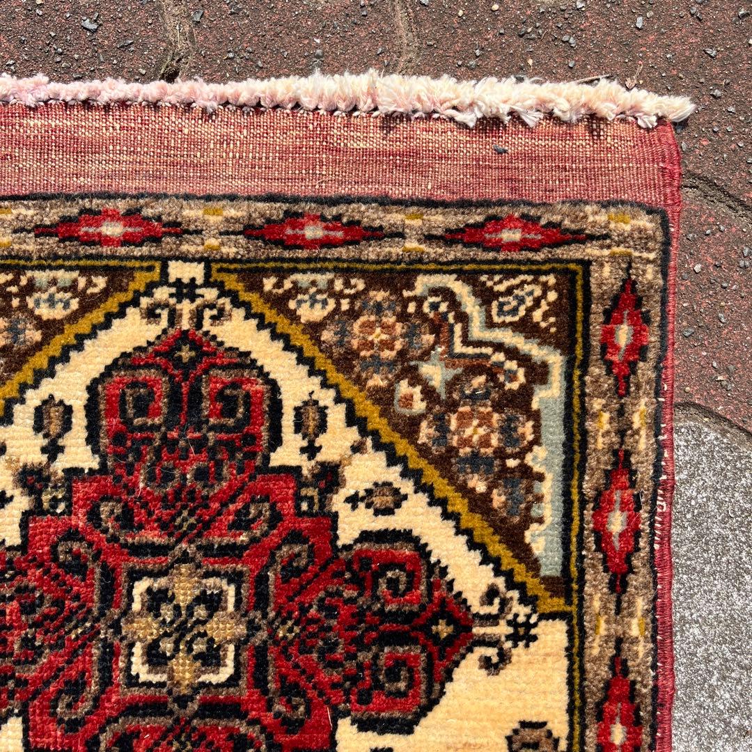 トルクメン 手織り絨毯 ペルシャ ヴィンテージ