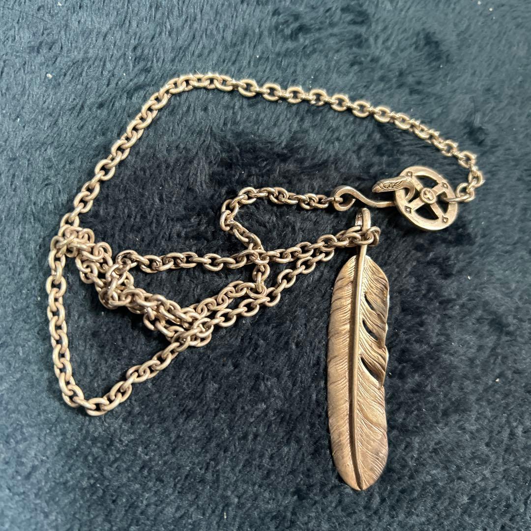 フェザー　ホイール　ネックレス