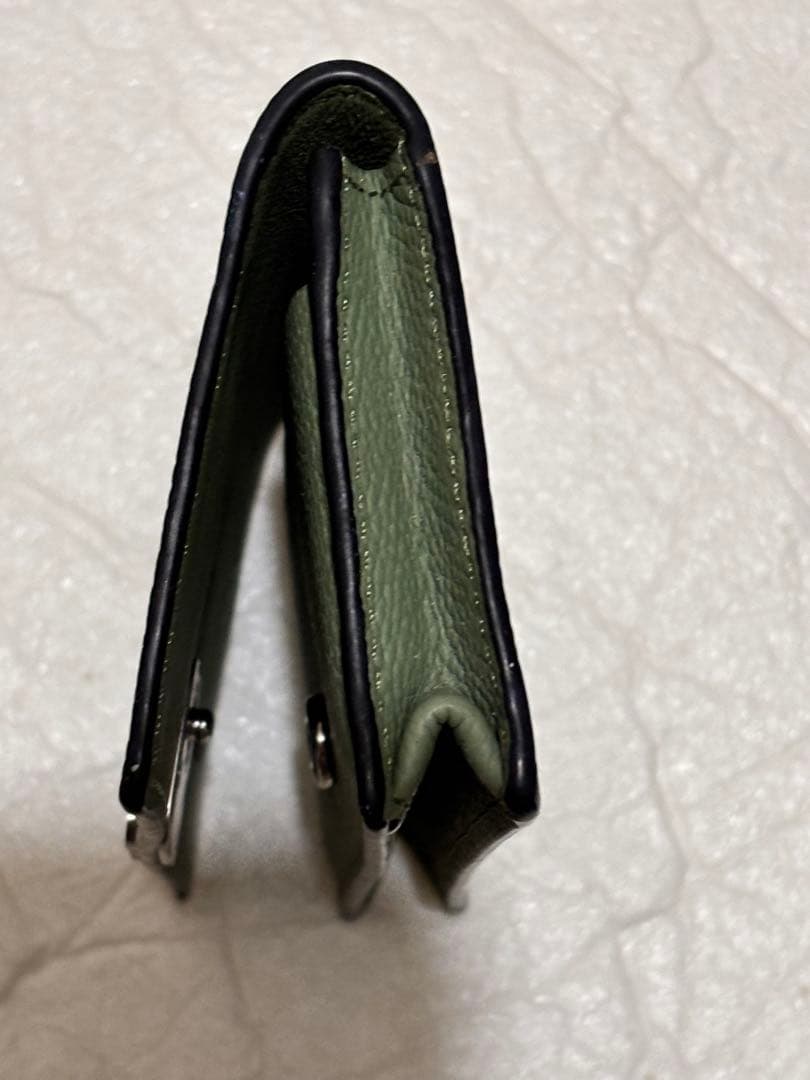 -田中-LOEWE グリーンレザー 名刺入れ