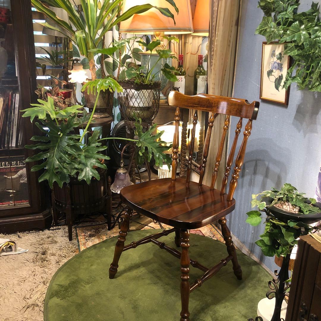 美品　L１　80’s ヴィンテージ ウィングバッグ　スピンドルチェア