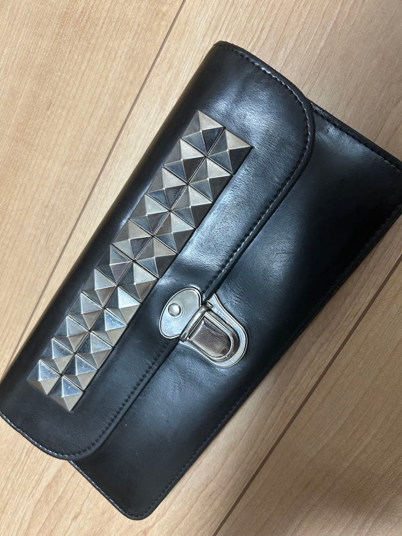 COMME des GARÇONS スタッズ長財布 コムデギャルソン