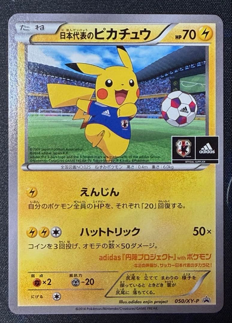 日本代表のピカチュウ Newモン! Book付録 PROMO 050/XY-P