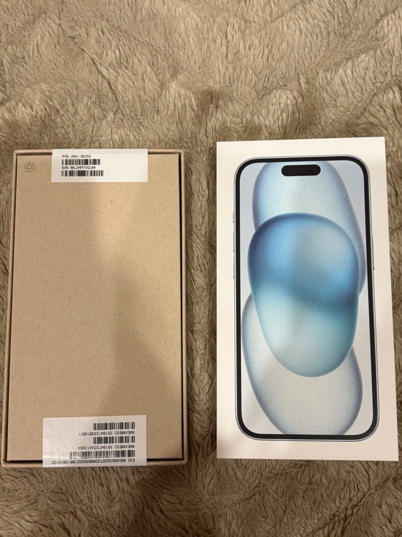 iPhone 15 128GB ブルー　国内正規新品未使用