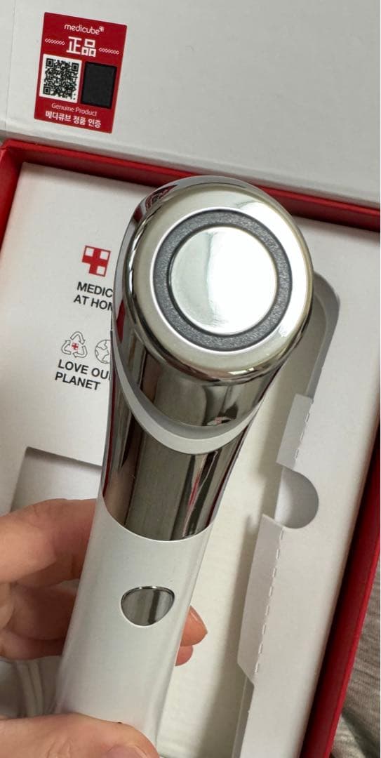 AGE-R ATS AIR SHOT 美容器　充電ケーブルの箱、保証書説明書無し