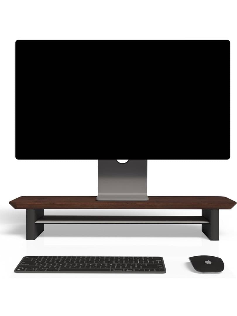 amesoba デスクシェルフ MINI ミニ (ダークウォールナット)