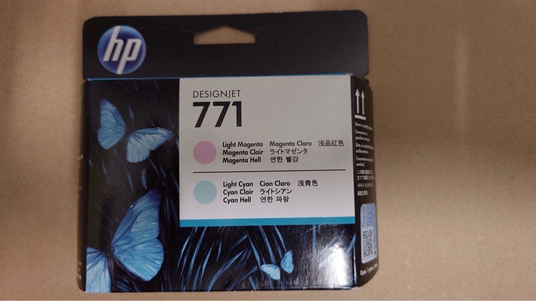HP 771プリントヘッド ライトマゼンタ/ライトシアン CE019A 期限切れ
