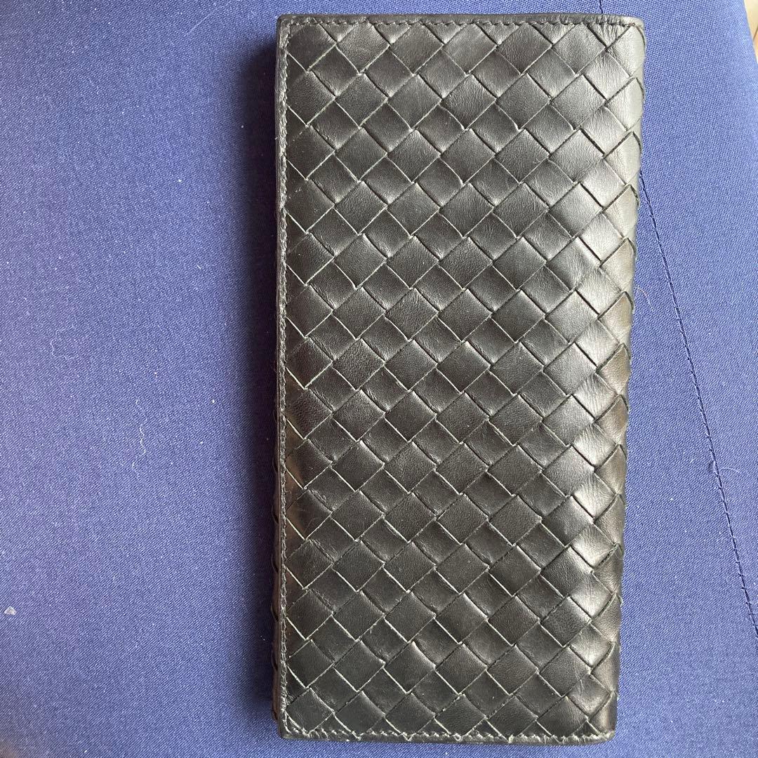BOTTEGA VENETA ブラック長財布