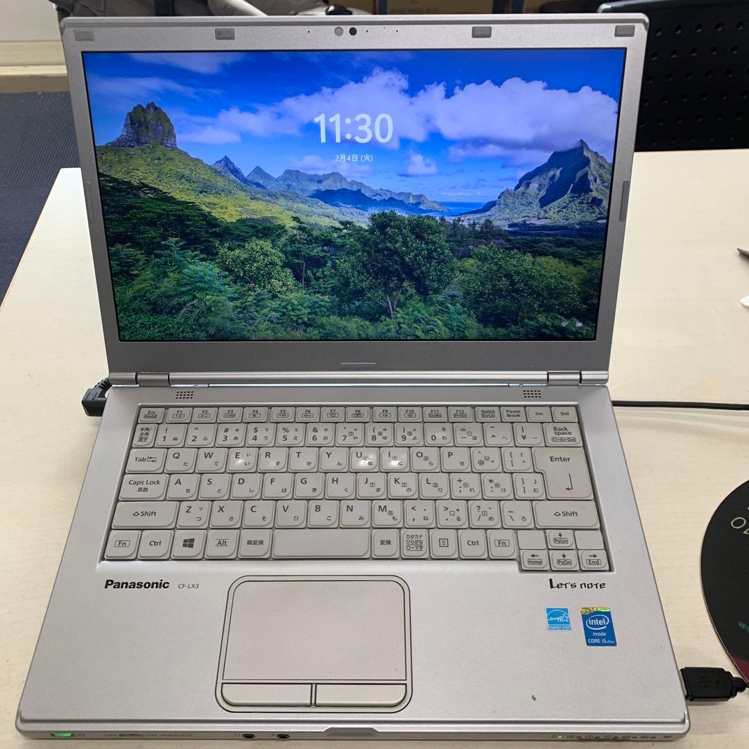 panasonic ノートPC 12GB メモリ、1TB SSD、DVD