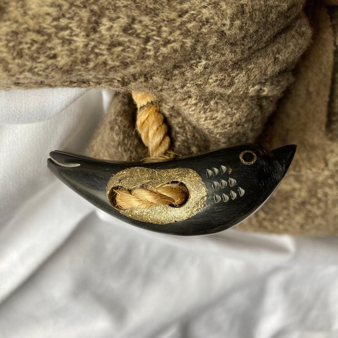 KAPITAL チロルウール 鶯 ショート ダッフルコート