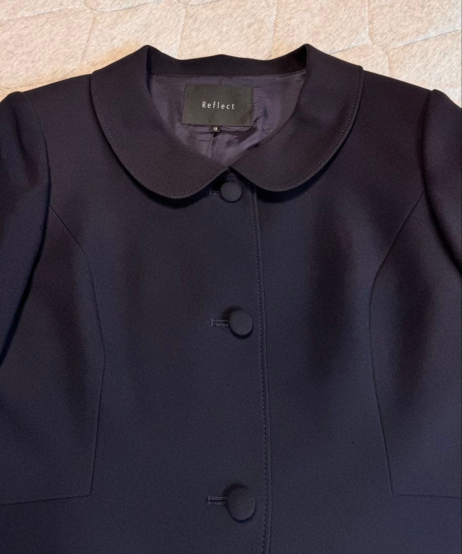 お受験スーツ　リフレクト　濃紺　セットアップ　13号
