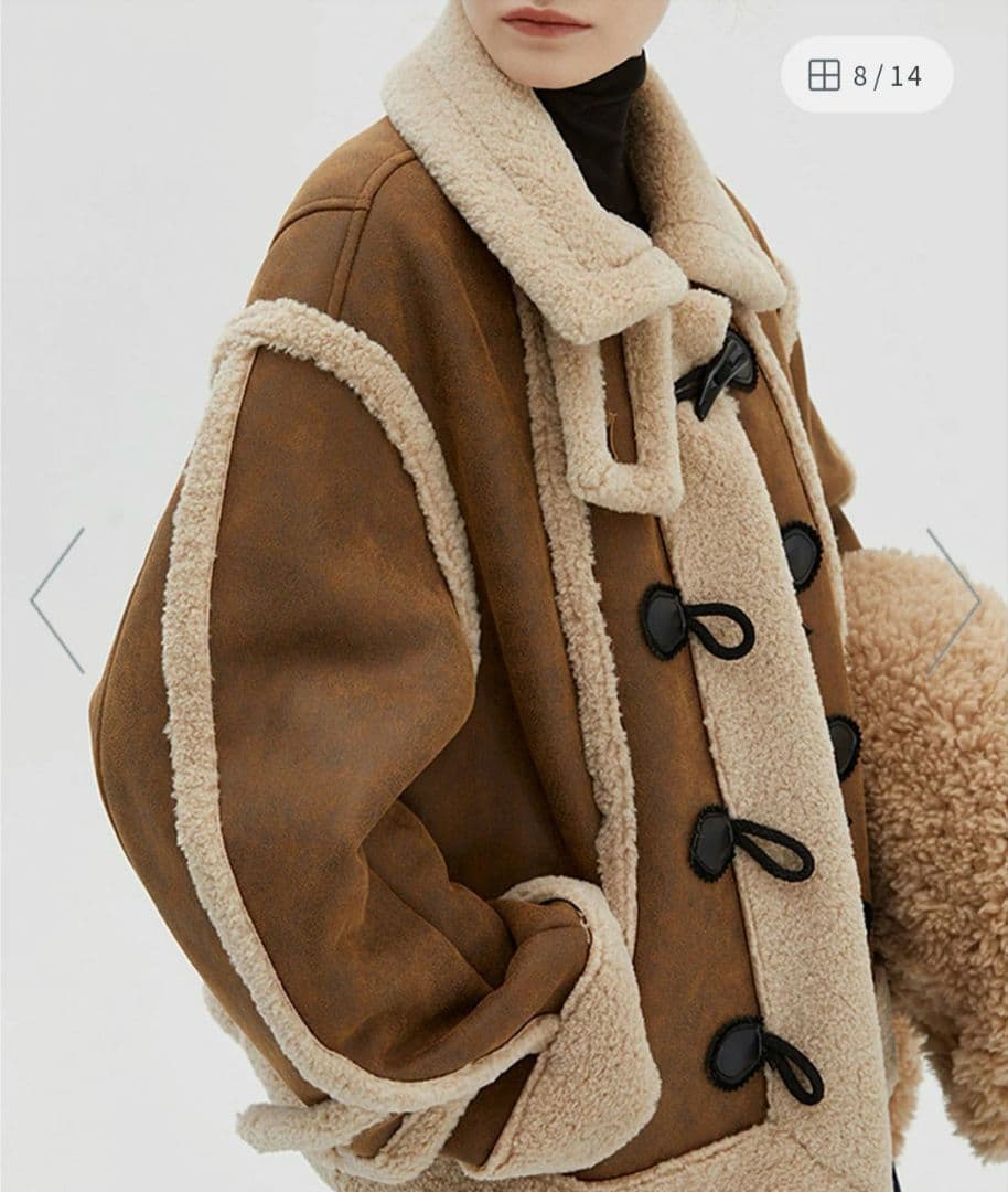 完売商品 Fano Studios ムートンコート ダッフルコート