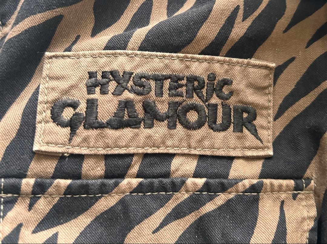 hysteric ゼブラ柄 ミリタリージャケット