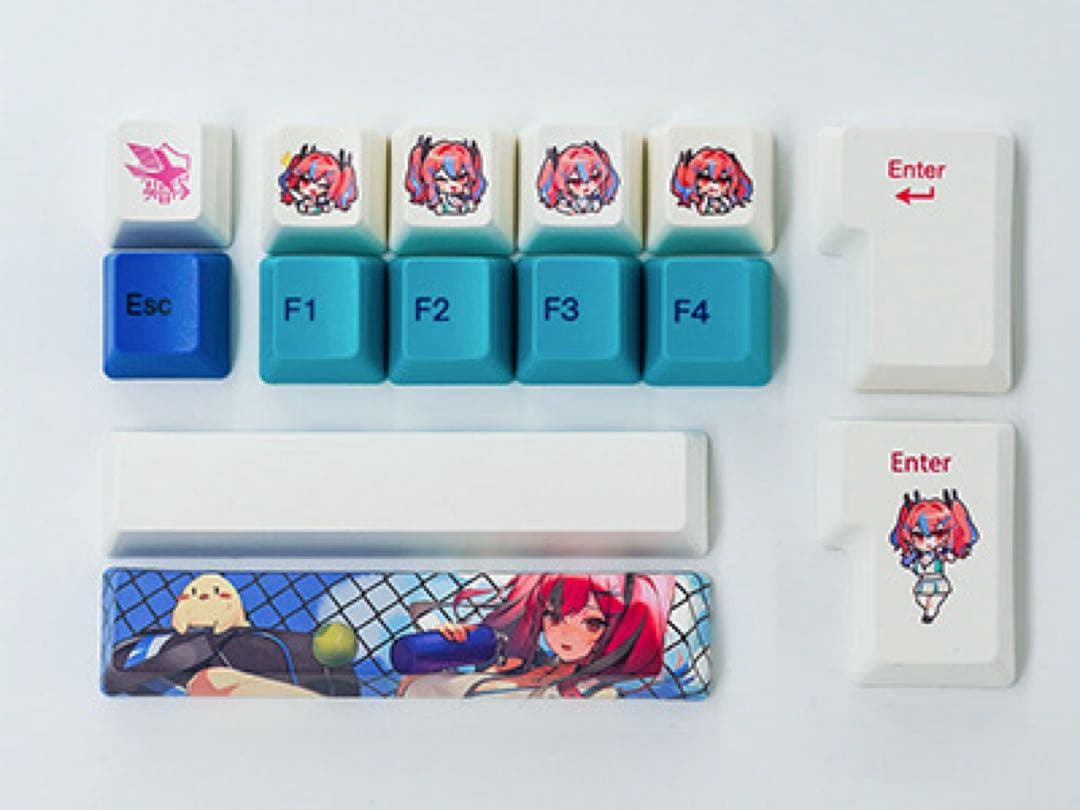 アズレン×ふもコレ ブレマートンモデル キーボード アイリス軸VARMILO