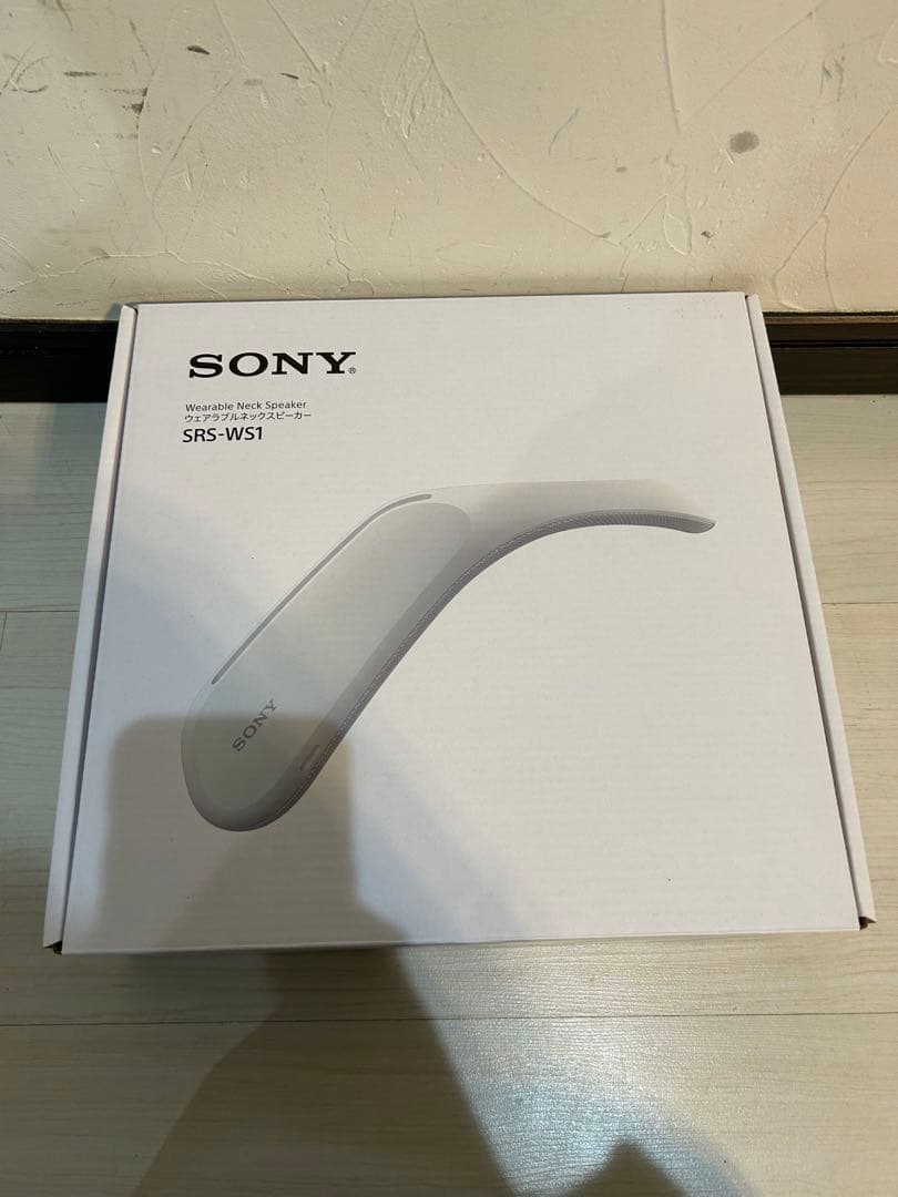 【未使用品】SONY ウェアラブルネックスピーカー SRS-WS1
