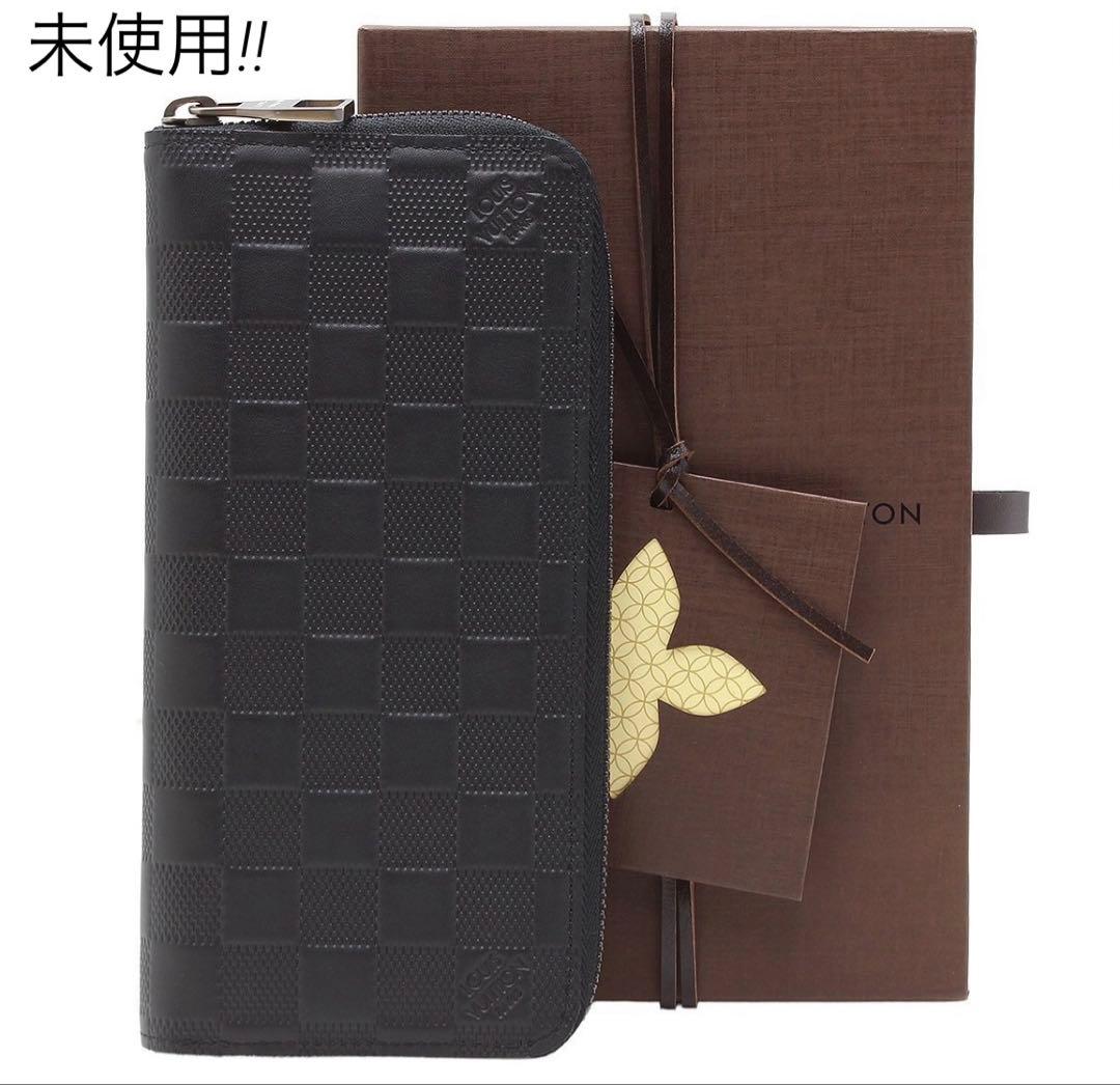 R2811 未使用 ルイヴィトン ダミエ アンフィニ オニキス 長財布