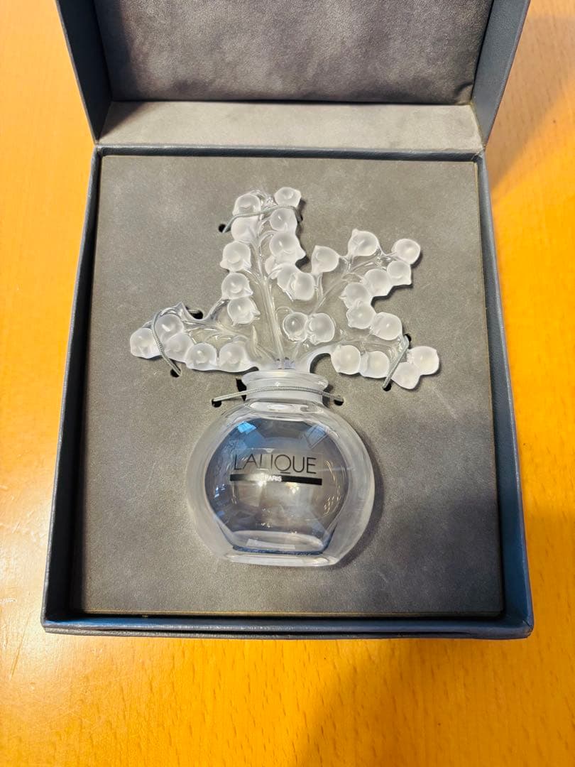 【未使用★美品】ルネ ラリック 香水瓶 クレールフォンテーヌ すずらん