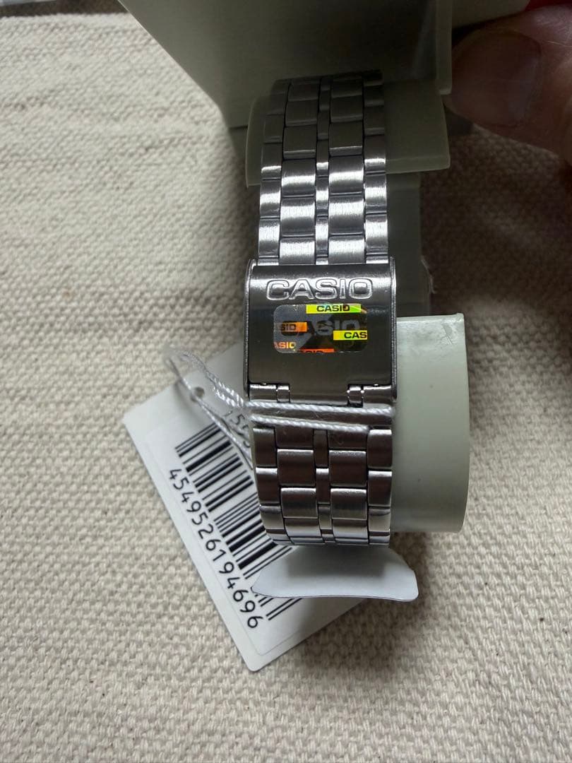 ト*ー様 新品　未使用CASIO デジタル腕時計 防水 ステンレス　A159WA