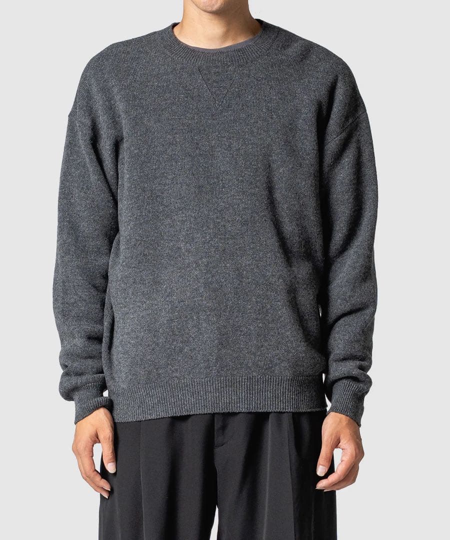 トップス undecorated WOOL TERRY SWEATER