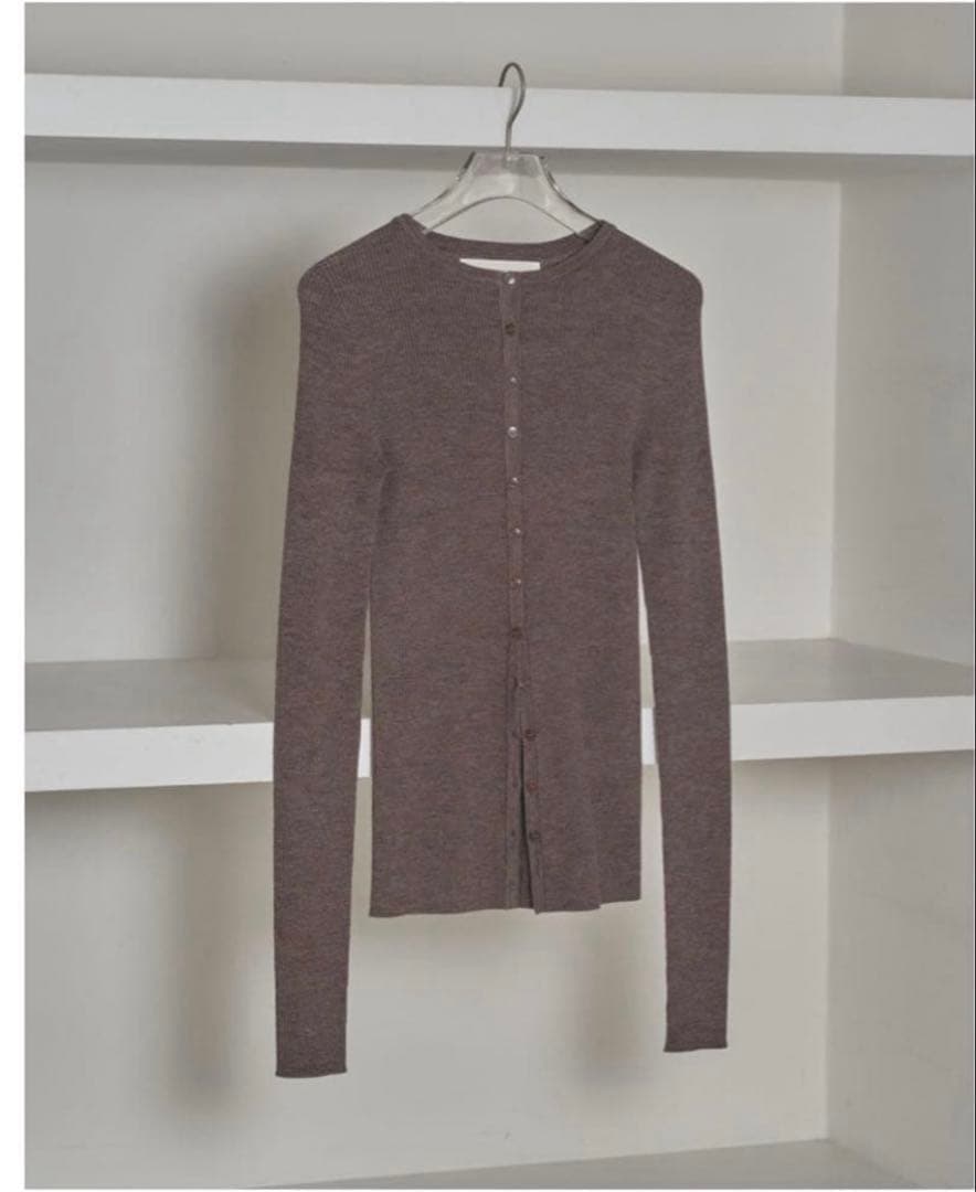 TODAYFUL silkwool knit cardiganモカ