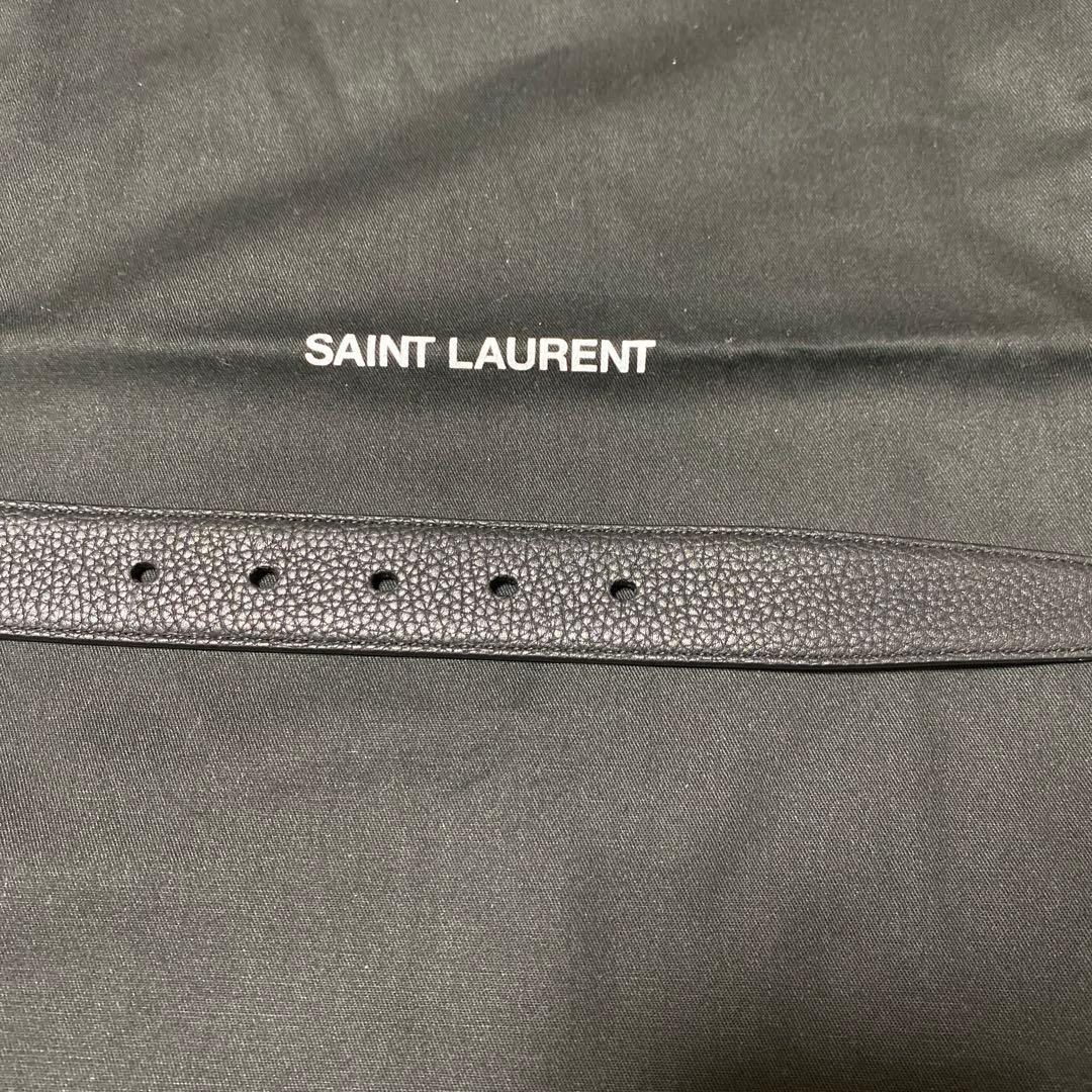 YSL レザーベルト 黒