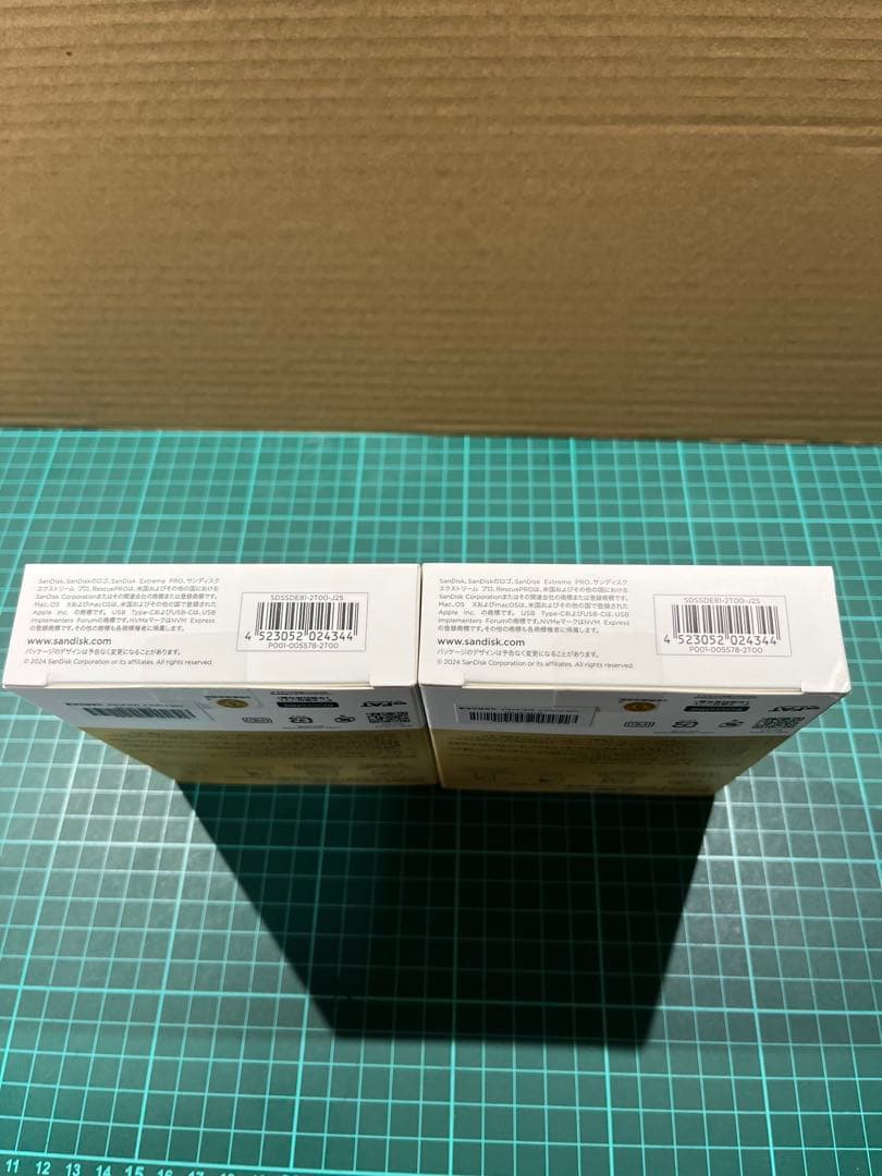 サンディスク　ポータブルSSD 2TB 2個セット